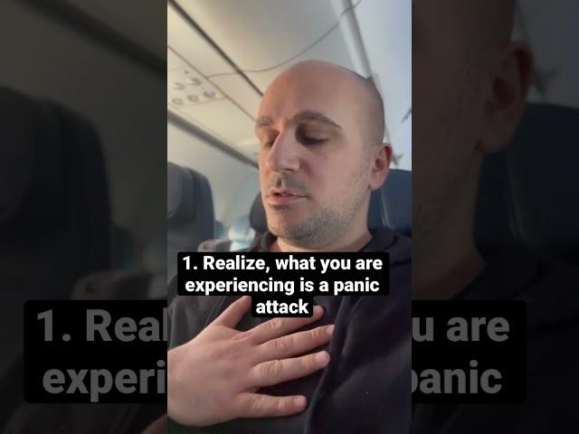 How to stop a panic attack on an airplane ️