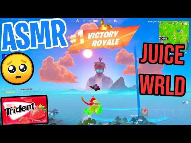 ASMR Gaming  Fortnite Juice WRLD Update Relaxing Gum Chewing  Controller Sounds + Whispering 