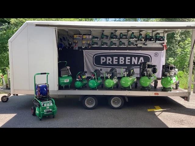 PREBENA AG Demo-Anhänger on the Road