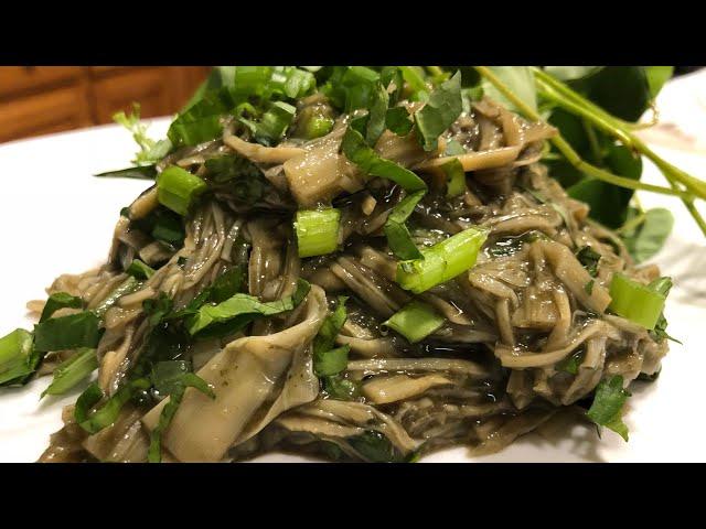 Lao Food: How I Make Bamboo Salad| Soup Nor Mai