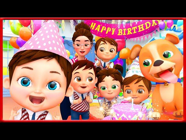 Happy Birthday to You! and Nursery Rhymes  Kids Song | Banana Cartoon #nurseryrhymes #babyshark