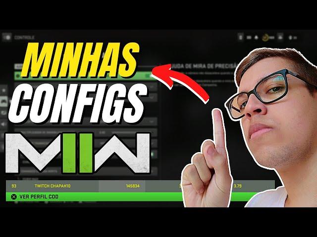 MINHAS MELHORES CONFIGS no MW2 (PS5) (SENSI, FOV, AIM ASSIST) - COD Modern Warfare 2