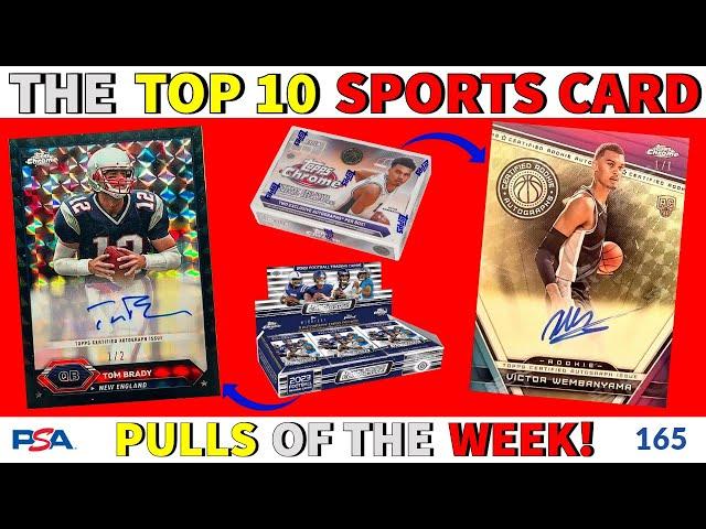 TOPPS PRODUCTS KEEP HITTING BIG!  | TOP 10 SPORTS CARD PULLS OF THE WEEK | EP 165