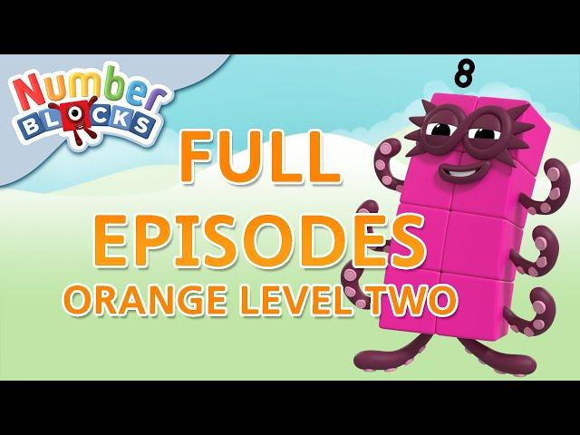 @Numberblocks- Orange Level Two | Full Episodes 23-25 | #HomeSchooling