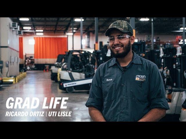 Crown Lift Trucks Field Service Technician Ricardo Ortiz Talks Universal Technical Institute