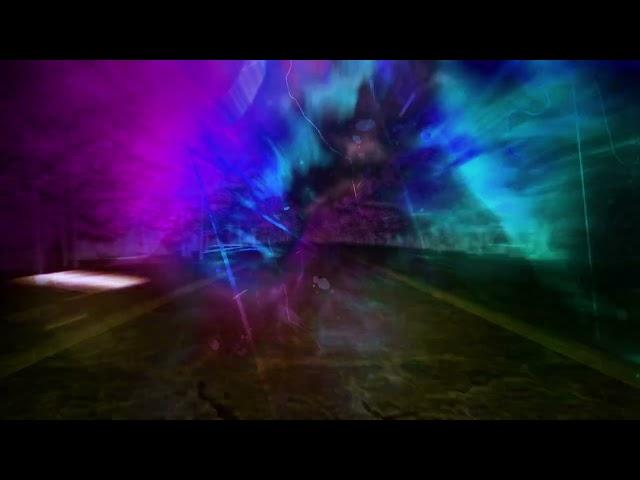 Nightmare Road Halloween Loop 4K (STROBE WARNING) Motion Background Wallpaper Screen Saver
