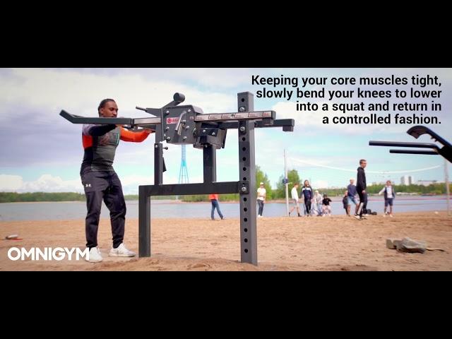 How to use Omnigym Squat outdoor fitness equipment