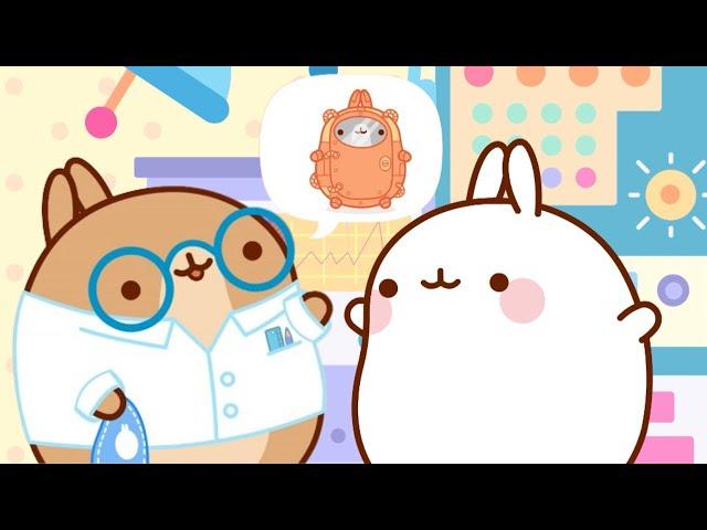 Science experiment with Molang | Funny Compilations For kids