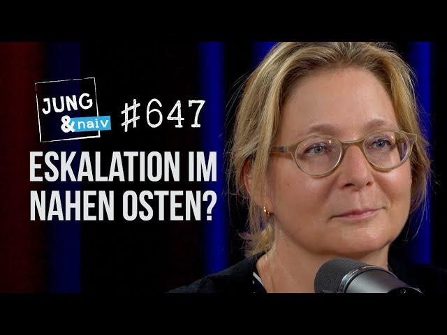 Nahost-Expertin Muriel Asseburg über Israel & Palästina - Jung & Naiv: Folge 647