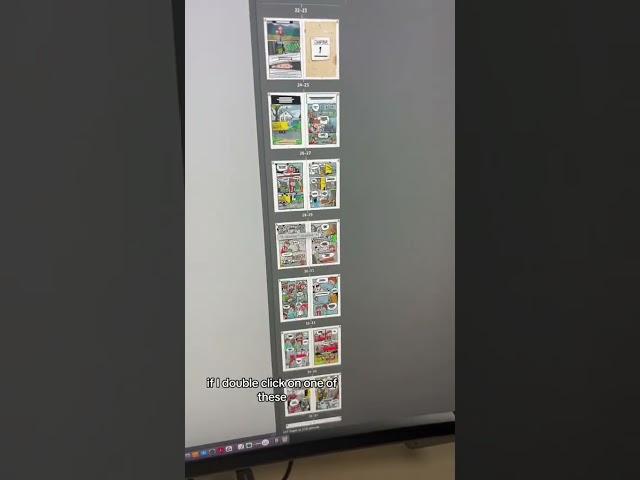 What my graphic novel looks like in Indesign #art #drawing