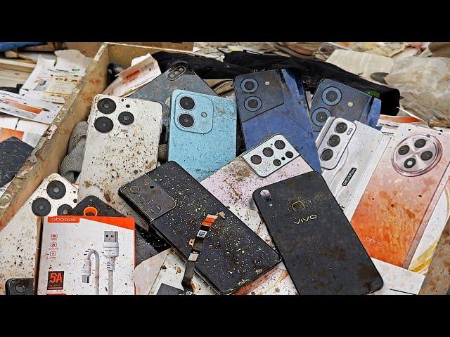 Great Day! i Found Many Broken Phones & More From Garbage Dumps! Restore OPPO A3x Cracked