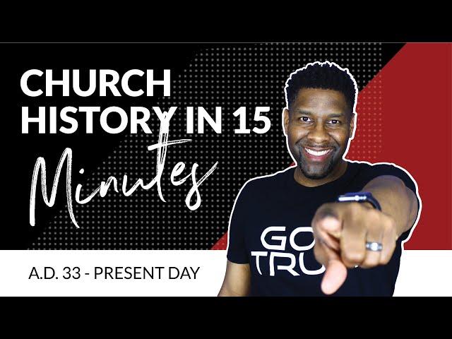 Church History EXPLAINED in FIFTEEN MINUTES! | A.D. 33 - PRESENT