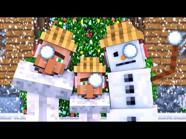 Snowman & Villager Life: FULL ANIMATION - Minecraft Animation