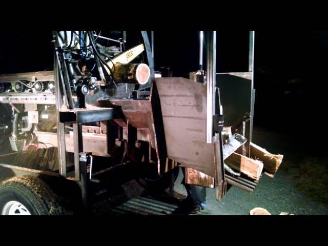Grumpy's firewood processor