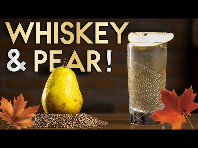 Ultimate Fall Cocktail - Whiskey, Pear & Buckwheat!