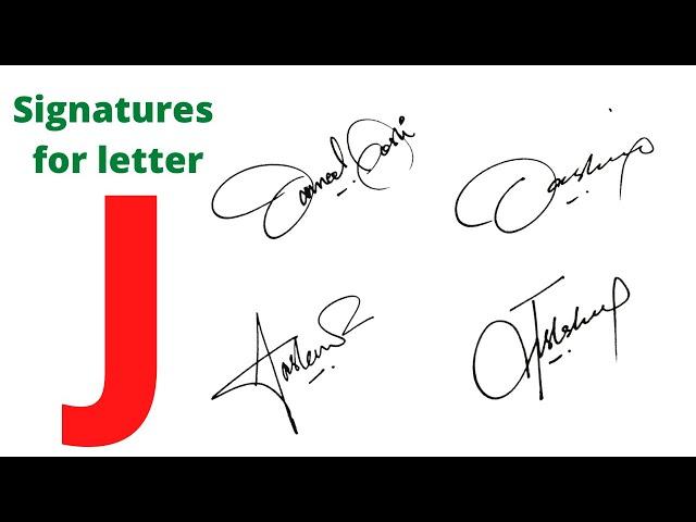 J signature  J Signature style  Signature sty;e of my name J  Alphabet J