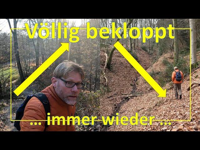 Völlig bekloppt: Rauf und Runter immer wieder #challenge #wandern #wandern #bergischesland