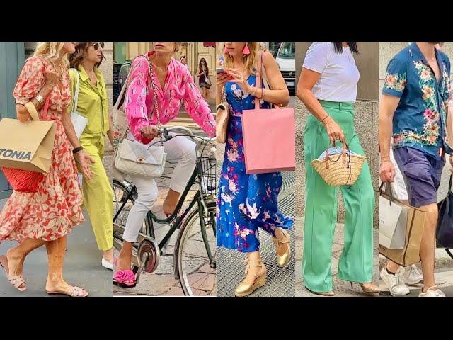 +30 C SUMMER FASHION 2024 MILAN️ITALY SUMMER SALES 2024 SALDI SUMMER OUTFITS & STREET STYLE LOOKS