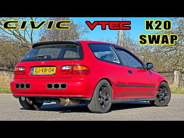 My Honda Civic EG *K20 SWAP* REVIEW on Autobahn