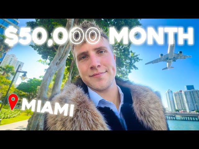 My $50k/mo online business just moved me to Miami!