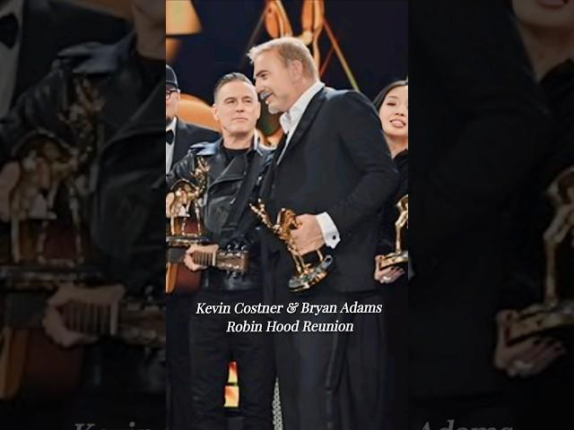 Kevin Costner & Bryan Adams 🫂 Robin Hood Reunion  #kevincostner #bryanadams #robinhood #nostalgia