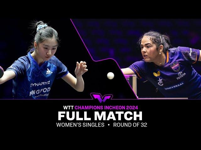 FULL MATCH | Amy Wang vs Adriana Diaz | WS R32 | #WTTIncheon 2024