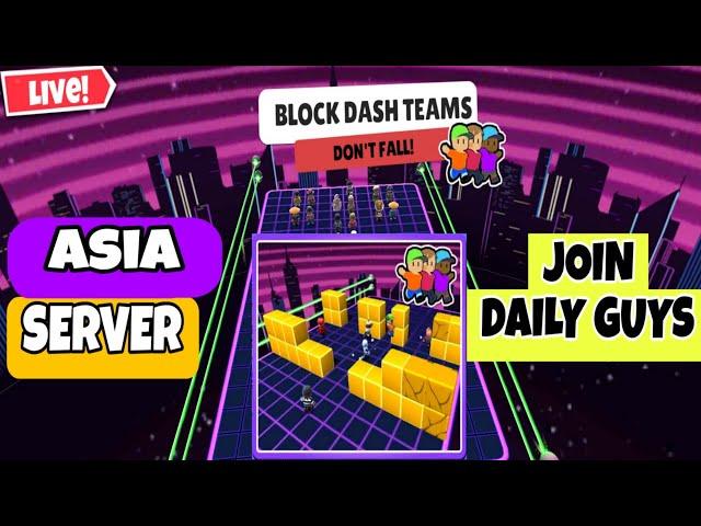 ASIA SERVER BLOCK DASH TEAMS  LIVE|STUMBLE GUYS LIVE #stumbleguys #stumbleguyslive #shortsfeed #live