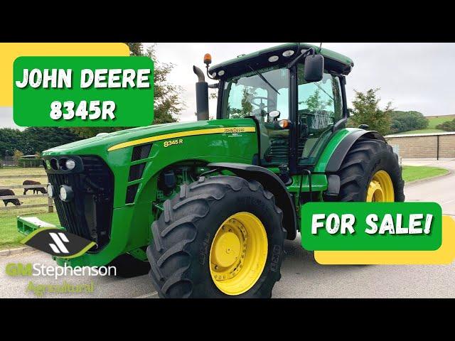 John Deere 8345R tractor walk around video