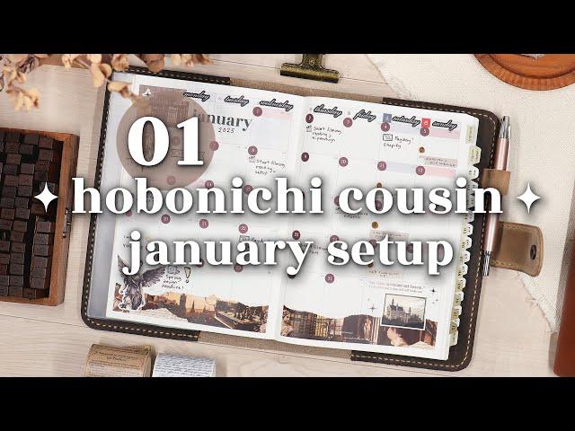 ️ JANUARY 2025 Plan With Me // Hobonichi Cousin Monthly Setup