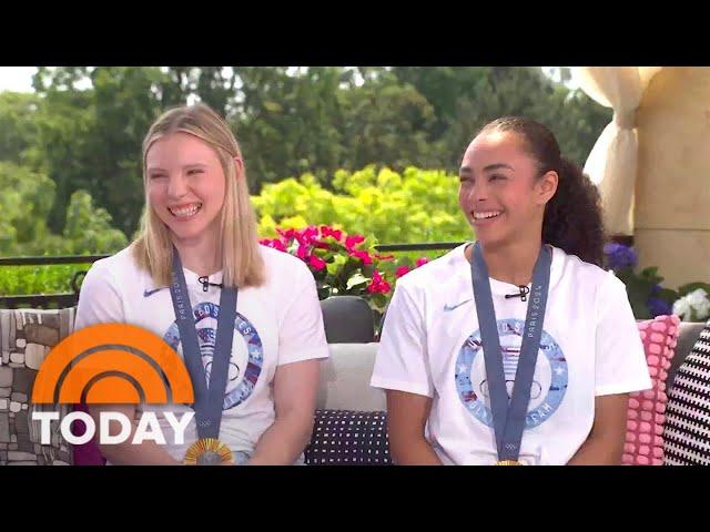 Jade Carey and Hezly Rivera talk winning gold in Paris: ‘So proud’