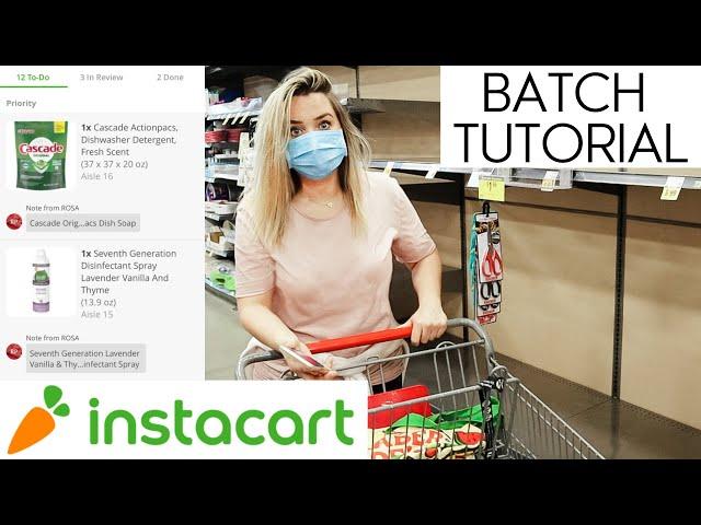 INSTACART shopping APP TUTORIAL | Shop a BATCH with me!