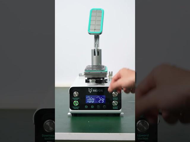 Manually peeling off front glass?  Here’s how the UV laser machine make it easier! 