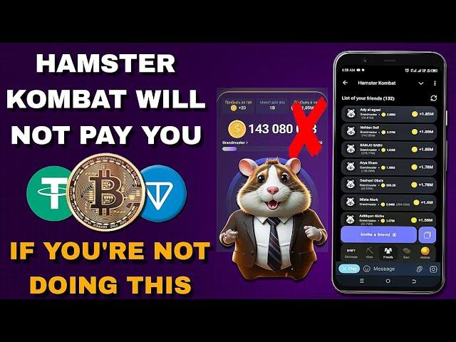 Hamster Kombat Will Not Pay If You Are Not Doing This (Proof)