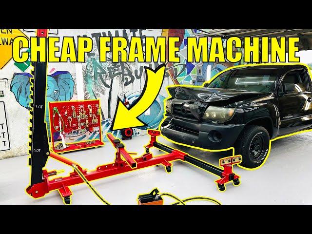 Will This CHEAP Chinese Frame Machine Fix My Wrecked Truck?!?!