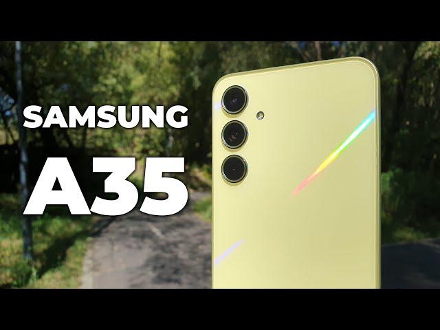 Samsung Galaxy A35: отличная камера, хороший экран и толстые рамки