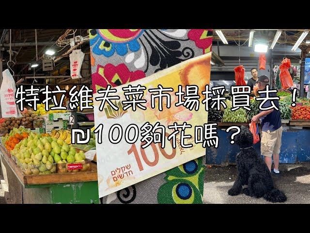 ₪100 for Camel Market? 特拉維夫菜市場採買去！₪100夠花嗎？