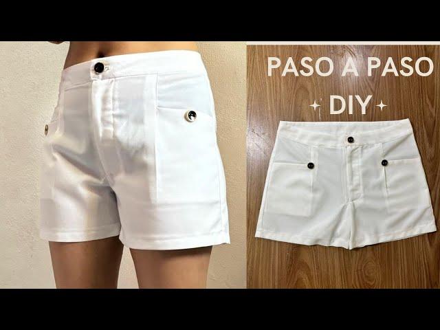 ELABORA PASO A PASO SHORT PARA EL VERANO!!! (PRINCIPIANTES DE LA COSTURA)