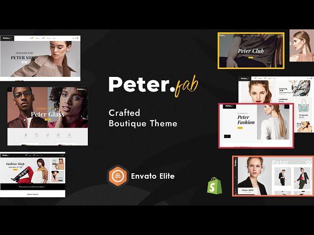 Peter - Boutique Theme For Creatives - Shopify Multipurpose Responsive Theme by TemplateTrip