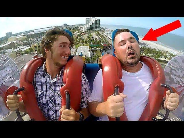 Guys Passing Out | Funny Slingshot Ride Compilation