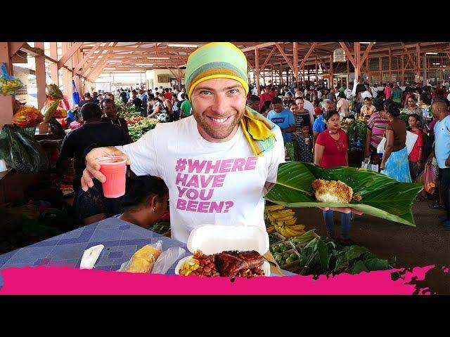 Surinamese FOOD TOUR of the Kwatta Sunday Market - Indian & Indonesian Food | Paramaribo, Suriname