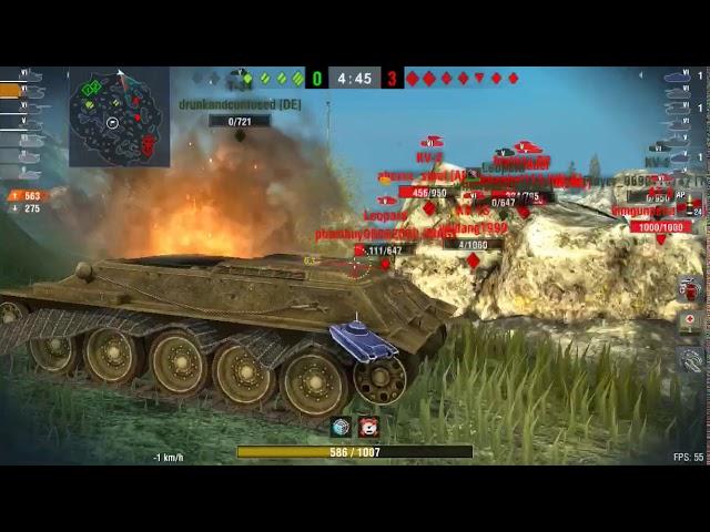 World of Tanks Blitz | A miracle win damage by KV-2