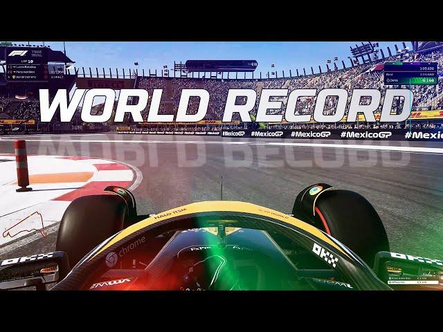 F1 23 Mexico WORLD RECORD + Setup | 1:14.529 Lucas Blakeley