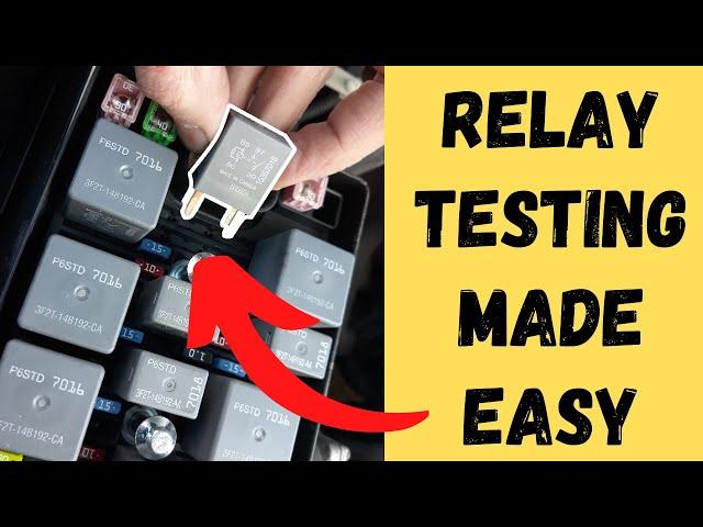 How To Test a Relay (and How Relays Work) - in 8 minutes