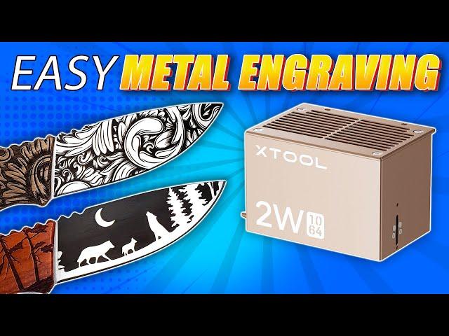 EASIEST Way to Laser Engrave Metals!