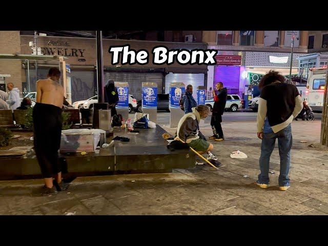 Night Walk South Bronx 149th Street And 3rd Avenue 