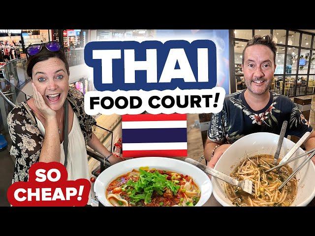 Eating at Bangkok's Best Food Court  Terminal 21 Super Mall! Cheap Thai Food