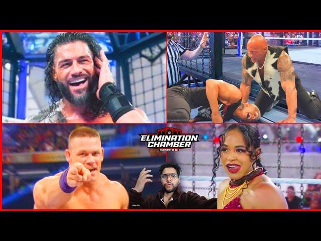 WWE Elimination Chamber 2025 , WINNERS Results Highlights | Cody The Rock | Roman Reigns | John Cena