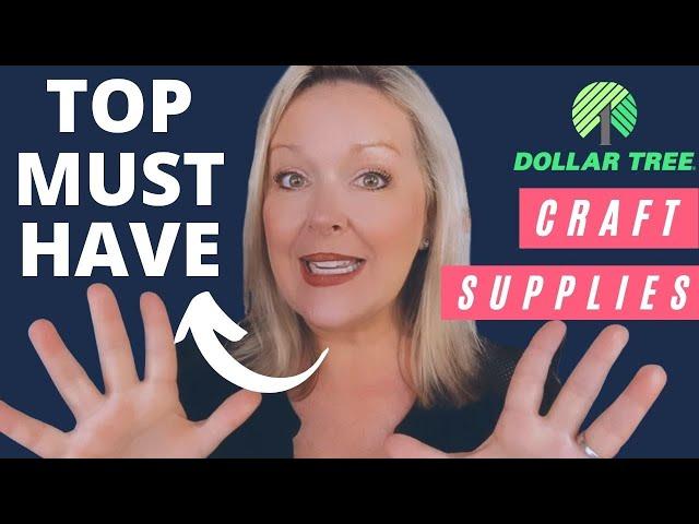 WOW Cheap Craft Supplies from Dollar Tree | Unbelievable Deals You Need NOW!!