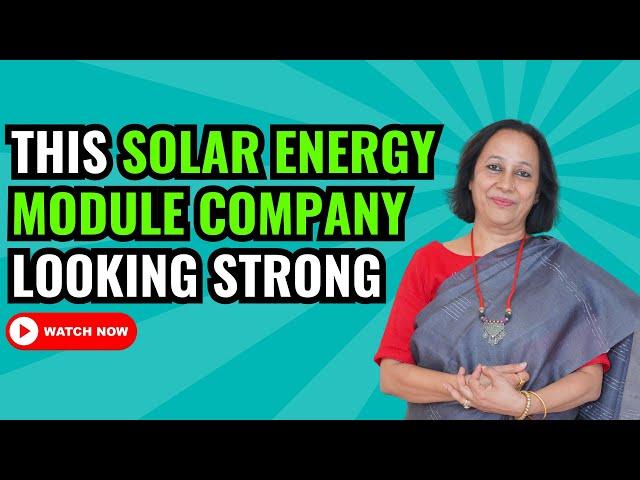 StockPro | THIS SOLAR ENERGY MODULE COMPANY LOOKING STRONG