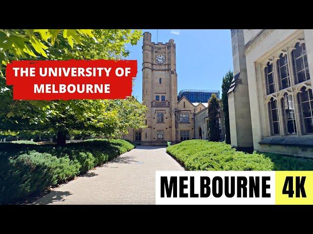 MELBOURNE, AUSTRALIA  [4K] The University of Melbourne — Walking Tour 2024